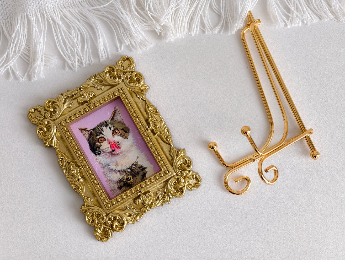 Custom Hand-Painted Pet Portrait | Personalized Dog & Cat Art