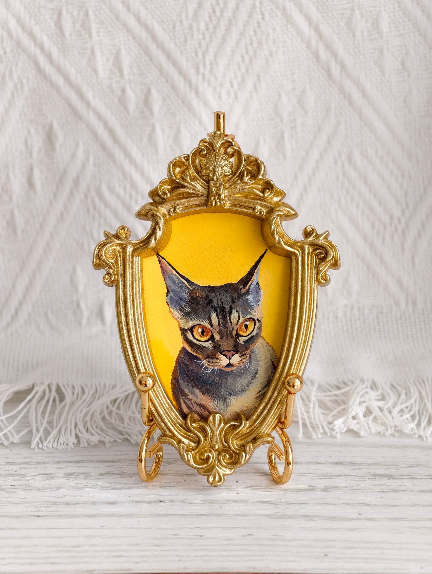 Custom Hand-Painted Pet Portrait | Personalized Dog & Cat Art