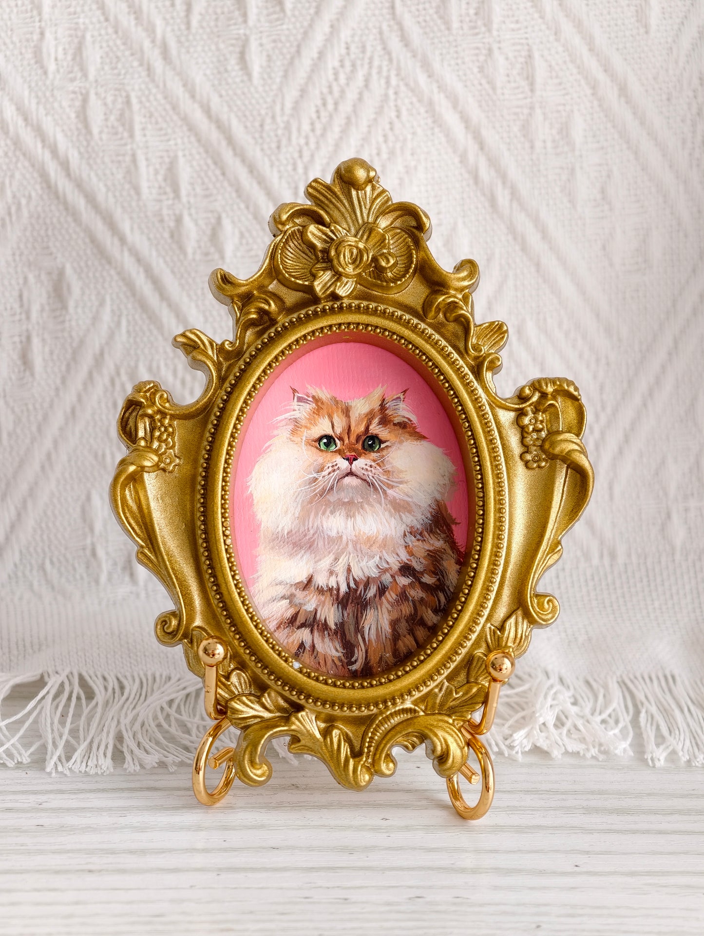 Custom Hand-Painted Pet Portrait | Personalized Dog & Cat Art